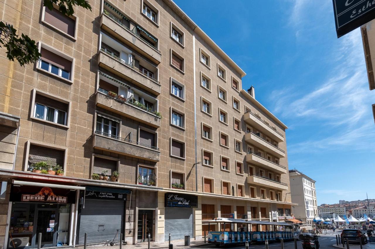 Celebre Vieux Port, Marseille Appartement Buitenkant foto